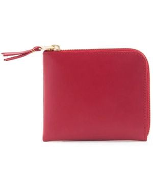 Comme des Garçons Wallet Double-Sided Zipper Classic Wallet - Red