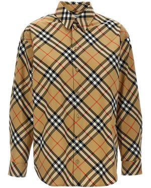 Burberry Check Shirt - Metallic