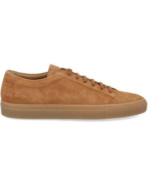 Common Projects Buff Leather Sneakers - Brown