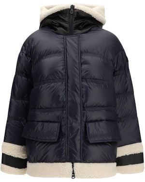 Peuterey Kunto Bg Faux Fur Puffer Jacket - Blue