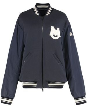 Moncler Padded Reversible Bomber Jacket Vennes - Blue