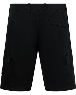 Stone Island Bermuda Cargo - Black