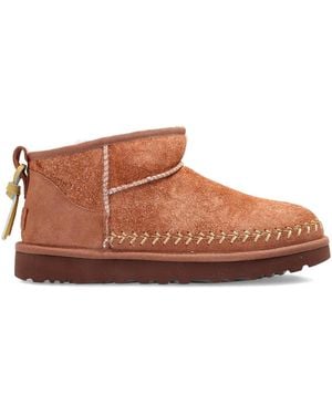 UGG Classic Ultra Mini Biarritz Boots - Brown