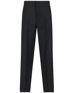 Maison Margiela Wool Trousers - Blue