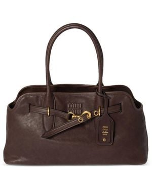 Miu Miu Aventure Tote Bag - Brown