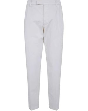 Michael Coal Cotton Classic Pants - Gray
