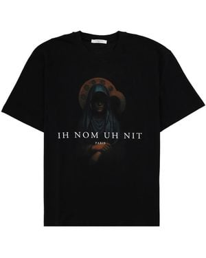 ih nom uh nit "Holy Mary" T-Shirt - Black