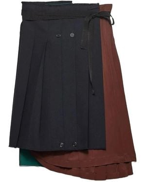 Prada Pleated Skirt - Black