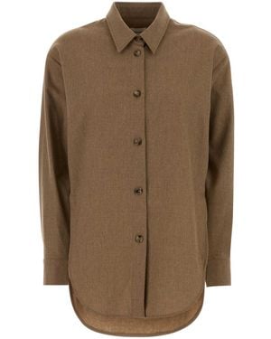 KHAITE Goya Top - Brown