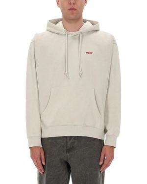 Obey Cotton Blend Sweatshirt - White