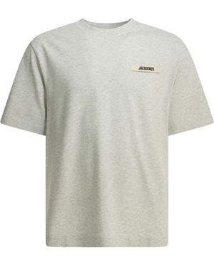 Jacquemus "Gros Grain" Crew-Neck T-Shirt - White