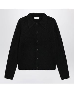 Dries Van Noten Longsleeved Alpaca Blend Cardigan - Black