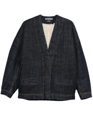 Jacquemus Denim Cardigan "De-Nimes" - Blue