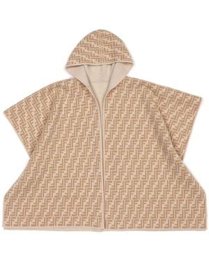 Fendi Mantella Ff Reversibile - Natural