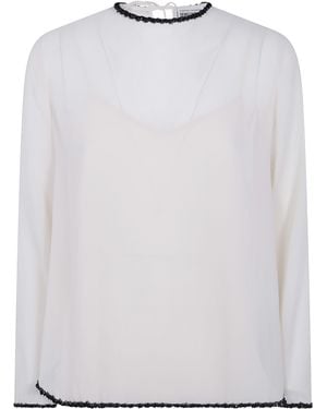 Semicouture "Florinda" Bluse - White