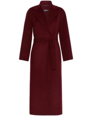 Max Mara S Max Mara Poldo Virgin Wool Coat - Red