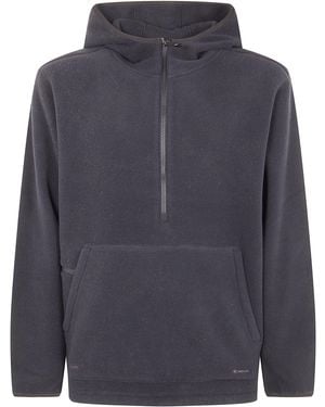 Snow Peak "Water Repellent Fleece" Hoodie - Blue