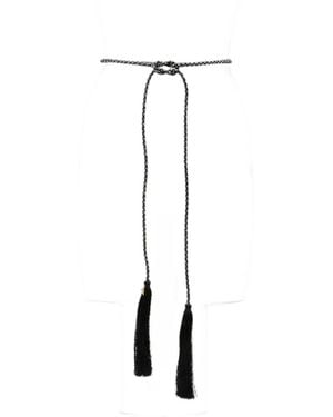 forte_forte Crystal Belt - White