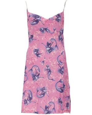 Versace Jeans Couture Mini Abito - Purple