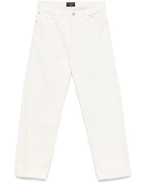 Balenciaga Denim Cotton Jeans - White
