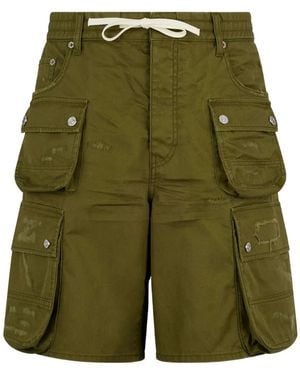 DSquared² Multi-Pocket Shorts - Green