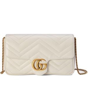 Gucci Gg Marmont Super Mini Bag - Natural