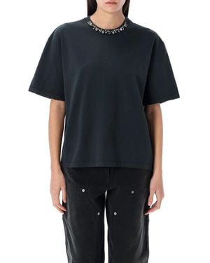 Golden Goose Cotton Boxy T-Shirt - Black
