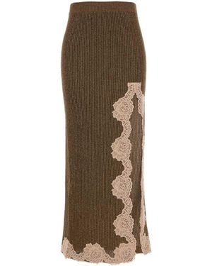 Valentino Garavani Gonna Maglia - Natural