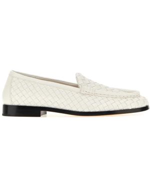 Bottega Veneta Slip On Loafers - White