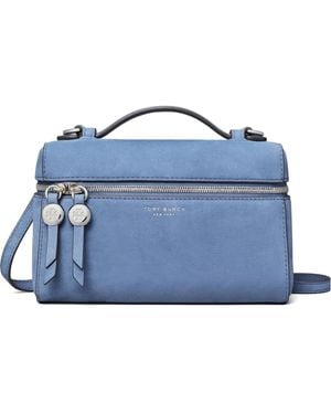 Tory Burch Romy Slim Top Handle Purse - Blue