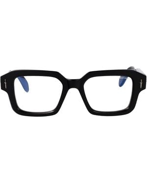 Cutler and Gross W/ Bones Link Acetate Glasses - Black