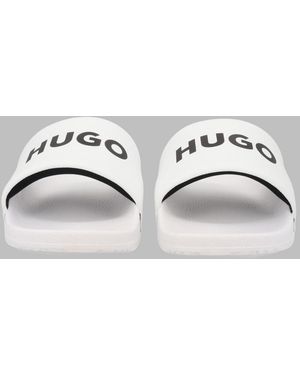HUGO Ciabatta "Slipper" Con Logo - Metallic