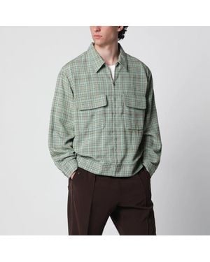 Needles Dobby Grid Sporty Jacket - Green