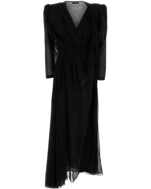 Balenciaga Tucked-In Dress - Black