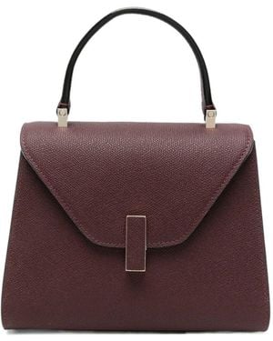 Valextra "Iside" Mini Tote Bag - Purple
