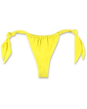 Let's Swim Let's Swim Brazilian Tie-Side Bikini Bottom - Yellow