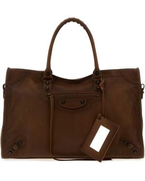 Balenciaga Le City Bag L - Brown