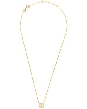 Tory Burch 'Miller Pavé' Necklace - Metallic