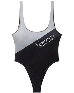 Versace Polyamide Elastane Beachwear - Black