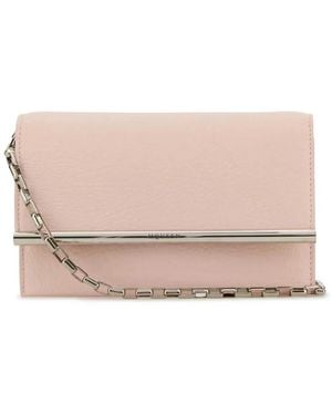 McQueen Mini Cross-Bar Satch - Pink