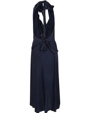 Silk95five Worth Ave Silk Short Dress - Blue