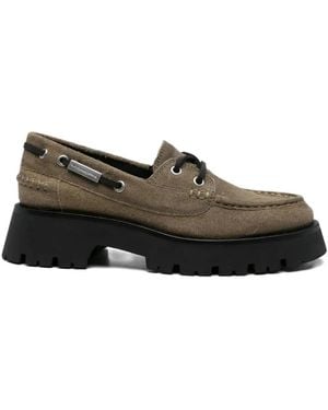 Alexander Wang Carson Platform Boat Shoes - Brown