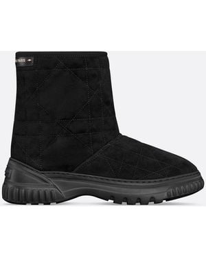 Dior Leather Snow Boots - Black