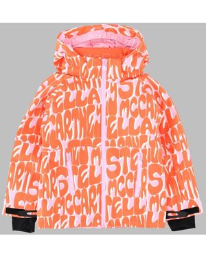 Stella McCartney Girls' Snow Jacket For Active Winter Adventures - Red