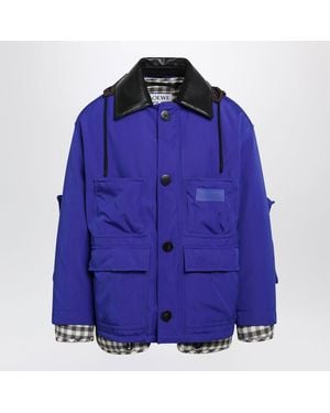 Loewe Layeredconstruction Nylon Jacket - Purple