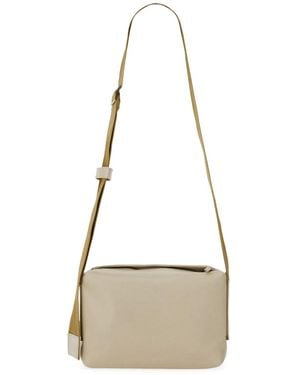 Uma Wang Leather Shoulder Bag - Natural