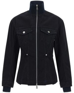 Jean Paul Gaultier 'The Slit Denim' Jacket - Black