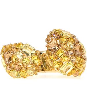 Swarovski Embellished Metal Gema Bracelet - Yellow