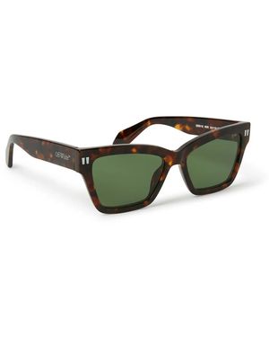 Off-White c/o Virgil Abloh Cincinnati Logo Sunglasses - Green