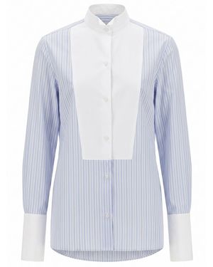 Tom Ford Camicia Tuxedo - Blue
